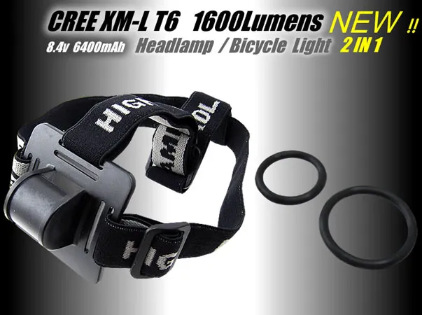 1800 Lumen CREE XML T6 Bicycle Light HeadLight headLamp