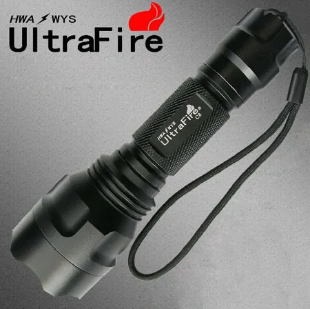 Kit-Ultrafire C8 Q5 5 Mode Cree Led Flashlight with 1300 Lumen