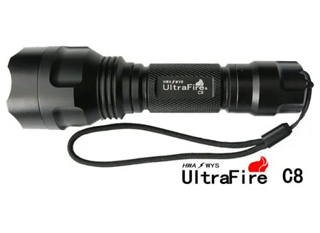Kit-Ultrafire C8 Q5 5 Mode Cree Led Flashlight with 1300 Lumen